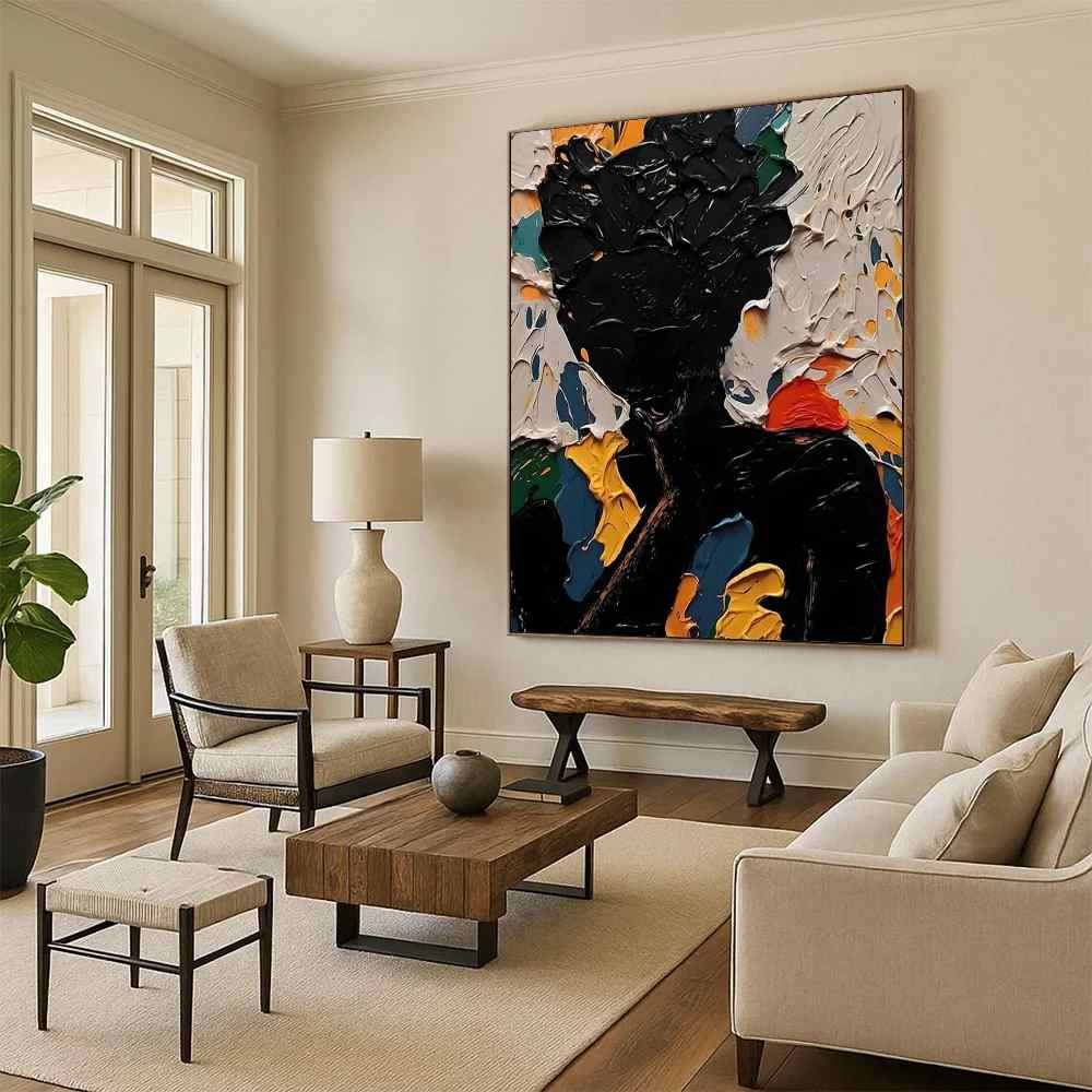 Green Handmade Figure Bold Wall Art 1W9EW